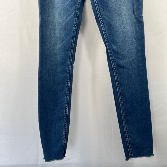 Abercrombie & Fitch Simore High Rise Blue Skinny Jeans 0689 - Picture 3 of 12